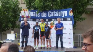 Podio júnior féminas con Magda Durán, campeona © Tribiketrainer