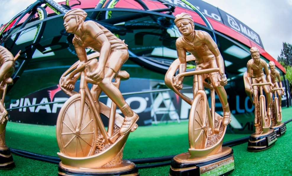 Los trofeos de La Indurain 2015