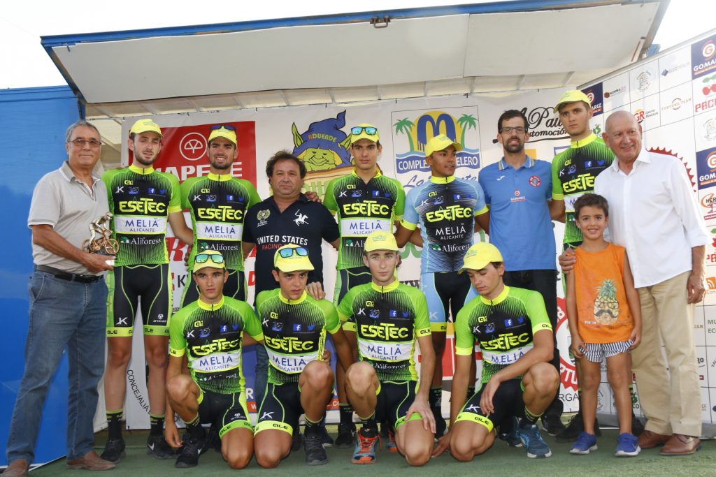 El equipo alicantino en un podio reciente © Esetec