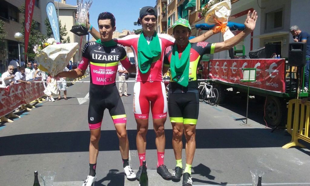 Podio del GP San Lorenzo © Ayto. Huesca