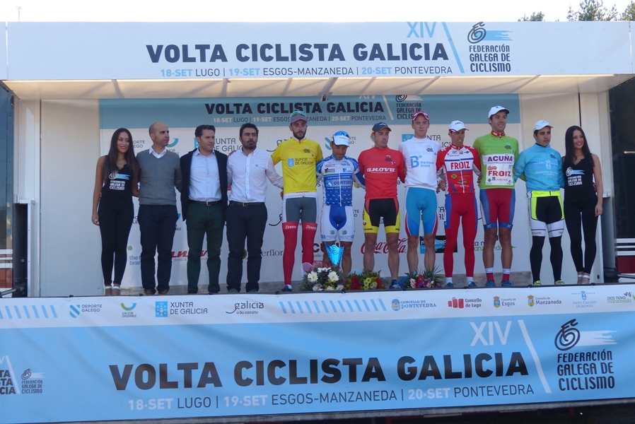 Podio final de la ronda gallega 2015 © FGC