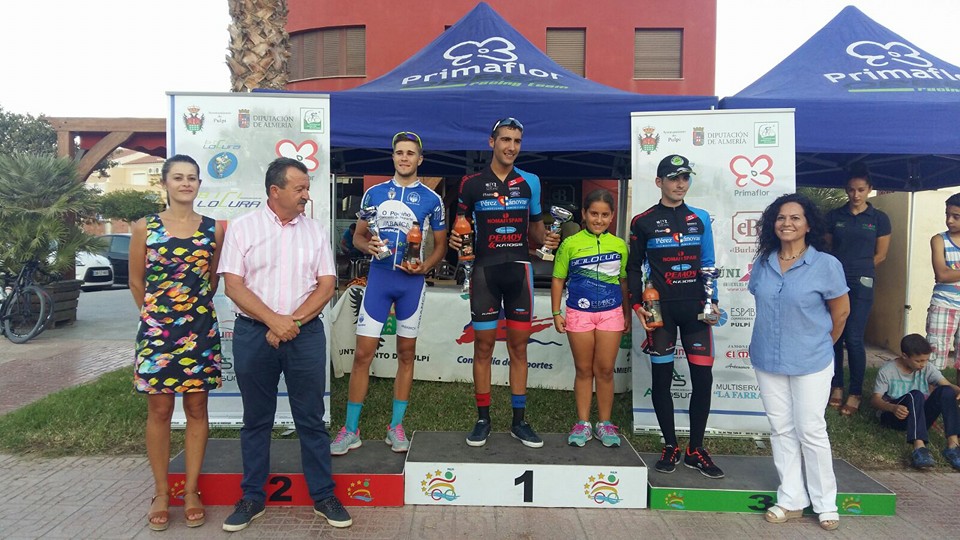 Podio sub-23 del GP Bicilocura © CDC Bicilocura