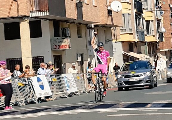 Foulon, celebrando su llegada a meta © Mertxe Labrador