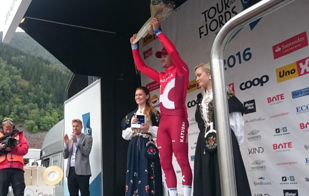 El noruego en el podio © Katusha