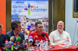 Miguel Indurain, durante su intervención