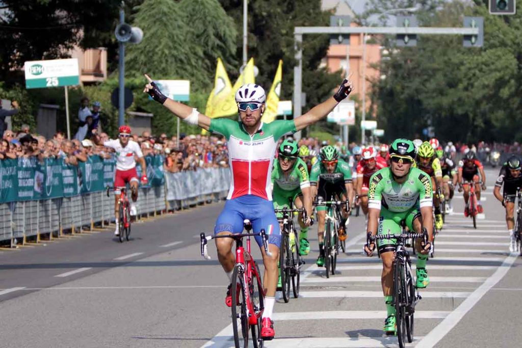 Nizzolo bate al Bardiani © twitter