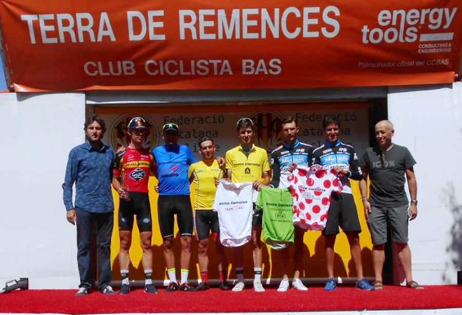 Podio final de la Volta a La Garrotxa © FCC