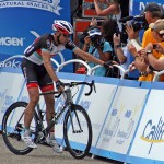 Voigt llega exhausto a la meta / Foto RadioShack