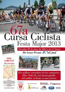 Cursa Ciclista Festa Major 2013