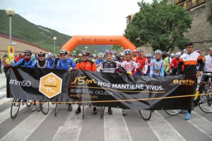 En la Marxa La Bonaigua se reclamó la distancia de 1,5 m. de respeto al ciclista.