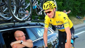 Brailsford, manager del Sky, y Froome © Sky