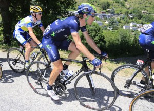 Iván Gutiérrez, en el Tour © Movistar