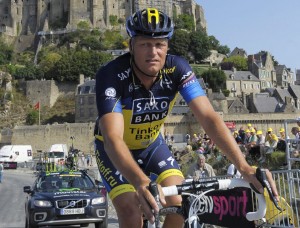 Riis, con el maillot de su equipo en el pasado Tour /ASO