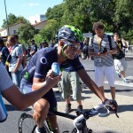 Rojas, tras la meta / Foto Movistar