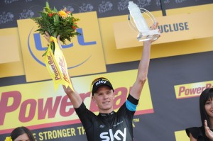 Froome, en el podio del Mont Ventoux / ASO