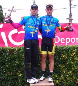 Higinio Fernández y Alberto Lucas, campeones de Asturias.