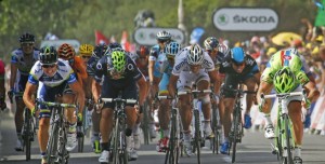 Rojas, por detrás de Gerrans y Sagan / Foto Movistar