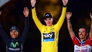 El último podio de Purito © Tour