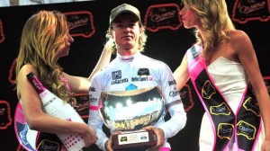 Betancur, en el podio del Giro © RCS