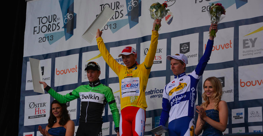 El podio final / Tour Fiordos