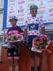 Dayer y Nairo Quintana, en un criterium