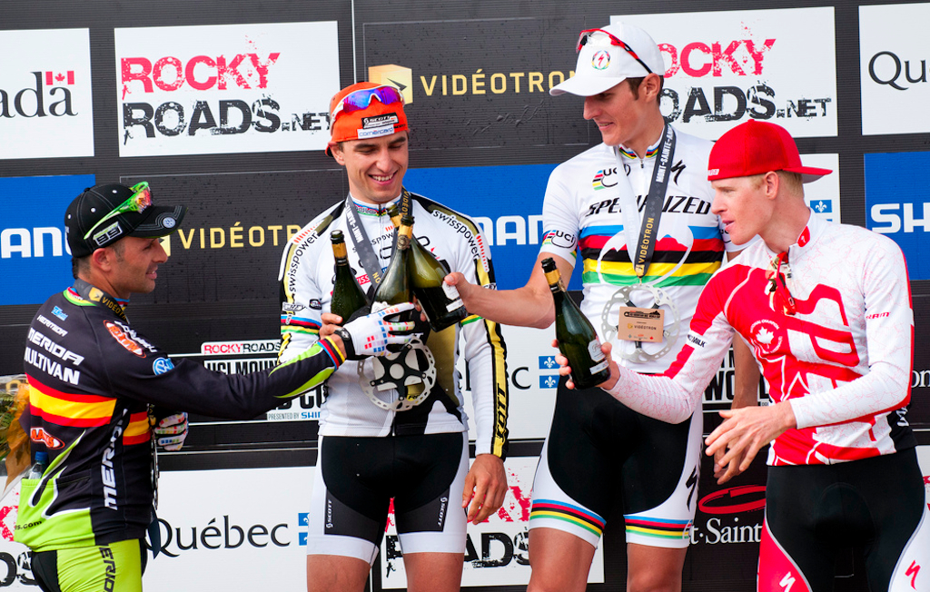 El podio de Canadá / UCI World Cup