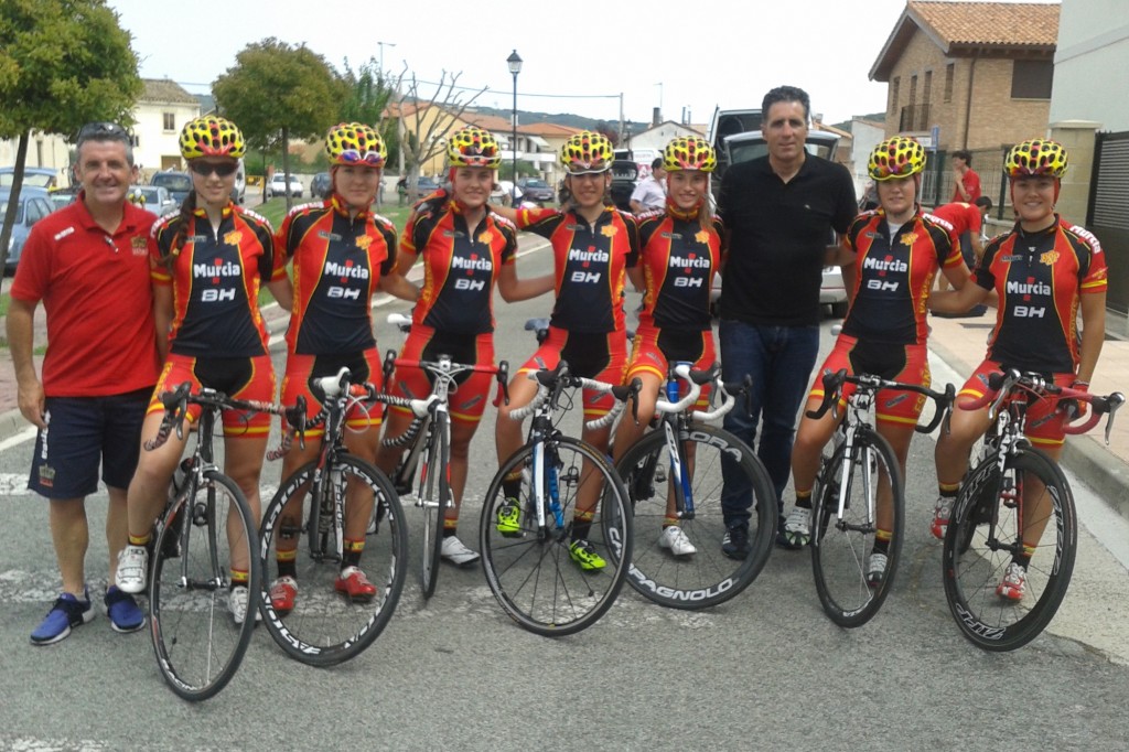 Indurain, con la selección española /RFEC