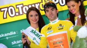 Ion Izagirre, en el podio / Vuelta Polonia