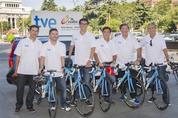 El equipo de TVE para la Vuelta a España