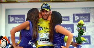 Marque, en el podio de la Volta Portugal.