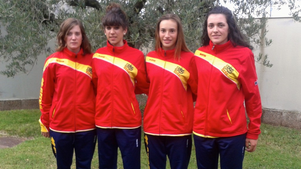 Alicia González, Lierni Lekuona, María San José y Alba Teruel, de izquierda a derecha © RFEC