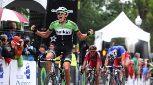 La llegada de Gesink © GP Québec