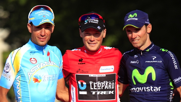 Nibali, Horner y Valverde © Movistar
