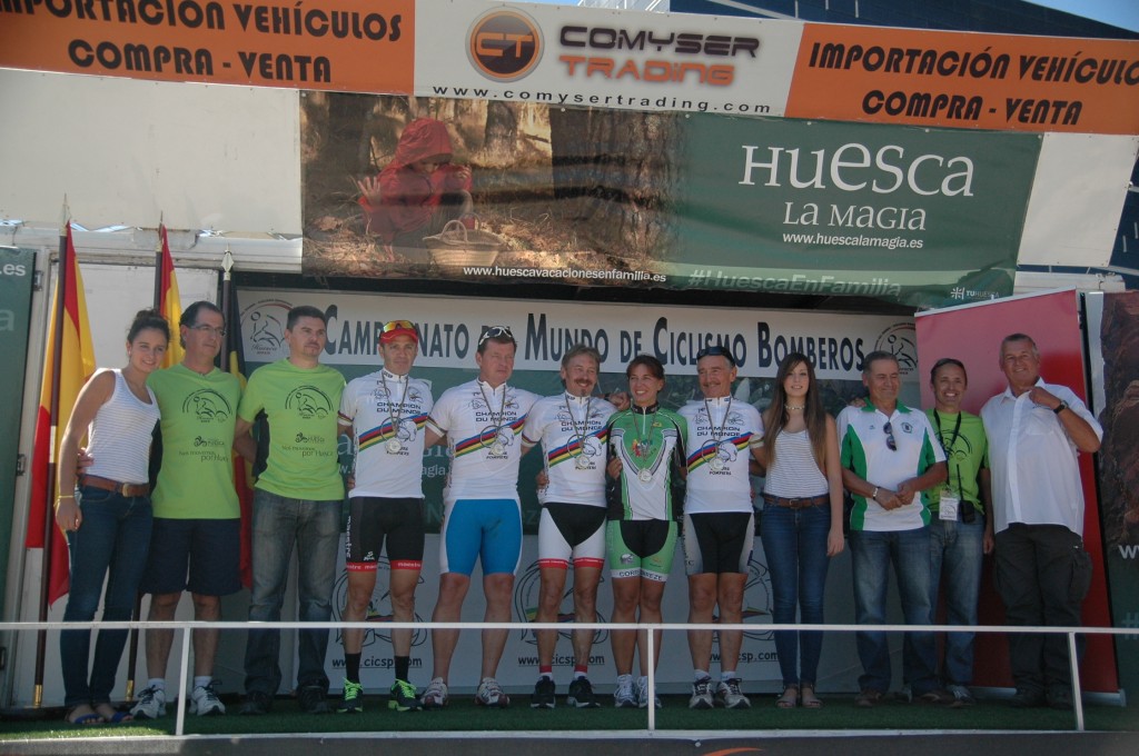 El podio de la jornada © FAC