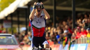 La alegría de Rui Costa © Toscana2013