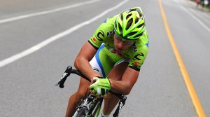 Sagan, durante su fuga final © GP Montreal