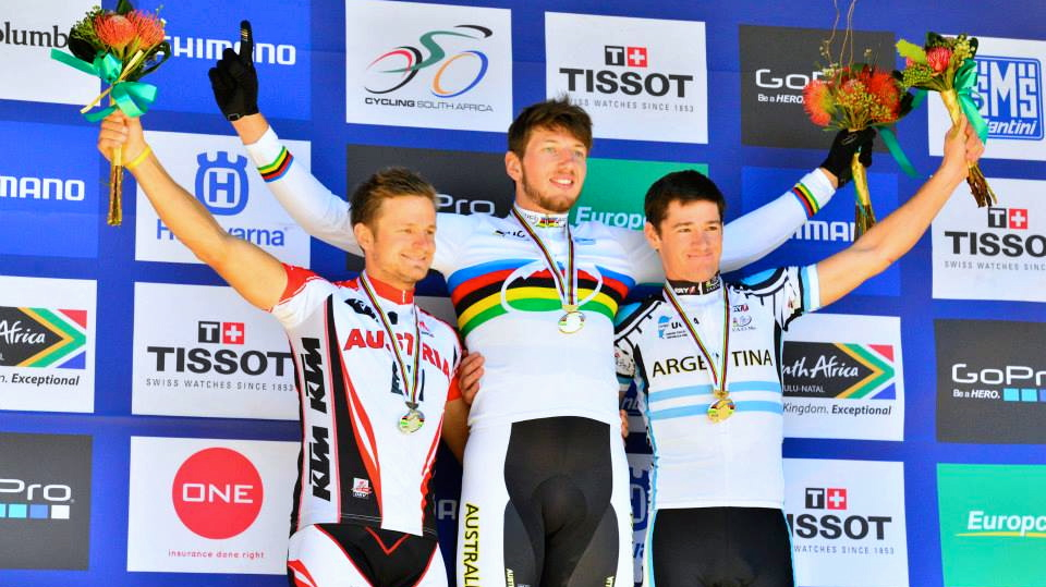 Podio masculino eliminator © UCI