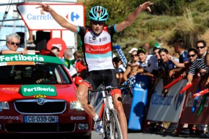 Así entró Horner en meta © Unipublic