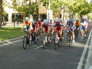 Los infantiles completaron 14 vueltas al circuito.