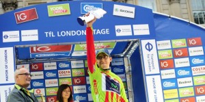 Madrazo, en el podio de Londres © Movistar