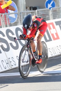 Olaberria, en meta © RFEC