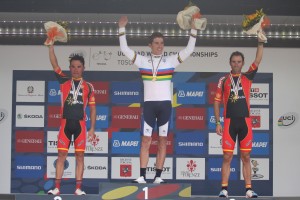 El podio ibérico © RFEC