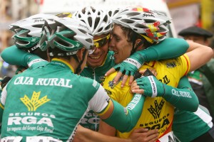 Celebrando el doblete en la Copa España. © Oskar Matxin