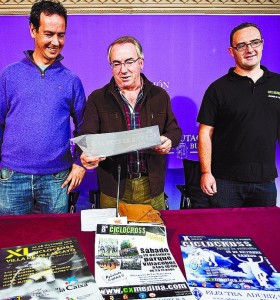 Carlos Arce, Ángel Carretón y José Ramón García. © Luis López Araico.