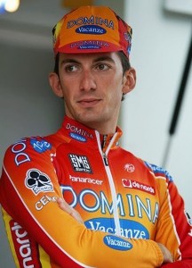 Luca Solari, con el maillot del Domina Vacanze.