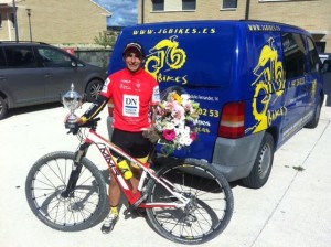 Santi Garrido se impuso en la primera prueba disputada en Oteiza.