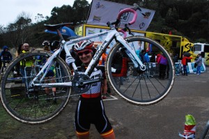 Aida Nuño, primera élite en Medina de Pomar. © facebook