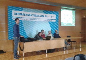 Delio Rodríguez, durante su ponencia.