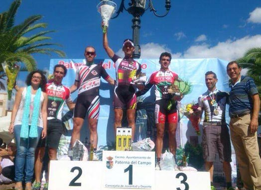 Juan Pedro Trujillo, en el primer escalón del podio.