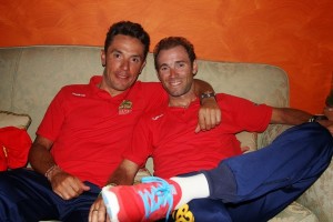 Purito y Valverde, tras el Mundial © Uluru